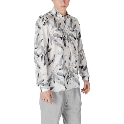 Wit viscose overhemd van Antony Morato