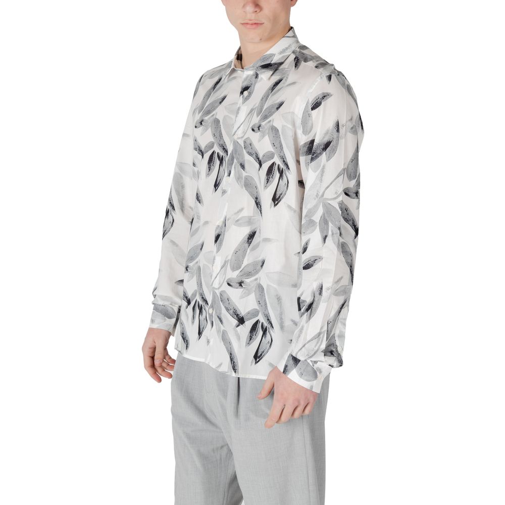 Wit viscose overhemd van Antony Morato