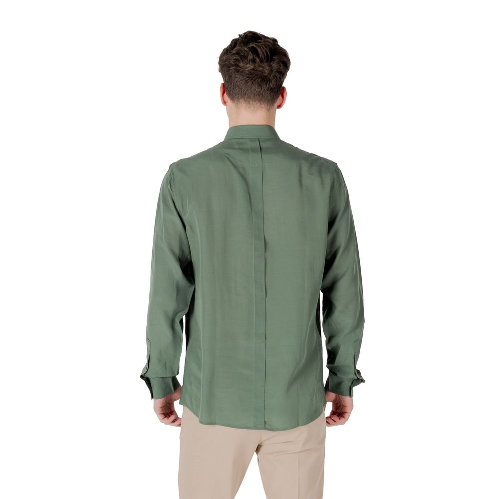 Antony Morato SMIRNE Regular Fit Green Lyocell Shirt