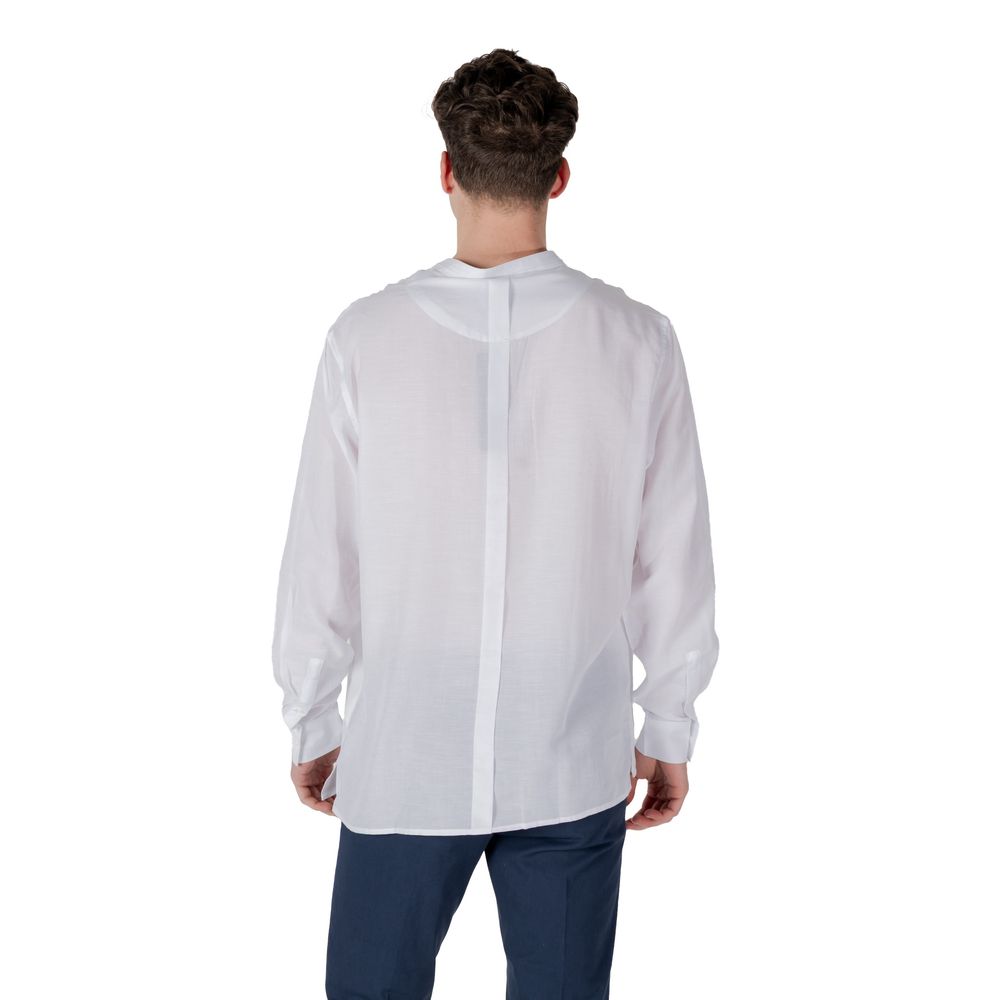 Chemise en lyocell blanche Antony Morato