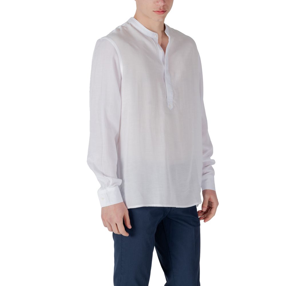 Chemise en lyocell blanche Antony Morato