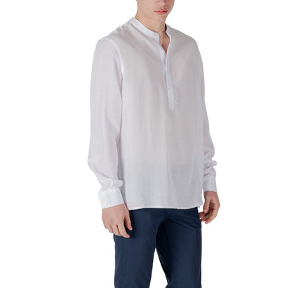 Chemise en lyocell blanche Antony Morato