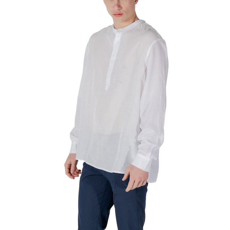 Chemise blanche en Lyocell KILIS RELAXED FIT d'Antony Morato