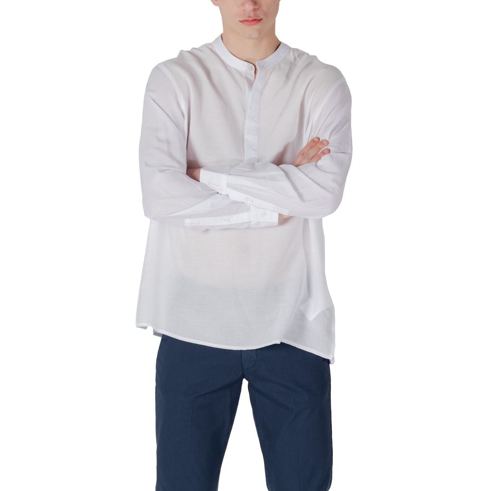 Chemise en lyocell blanche Antony Morato