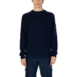 Antony Morato Blue Cotton Sportswear - Regular Fit Sweater