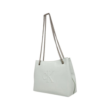 Sac à main en polyéthylène gris Calvin Klein Jeans