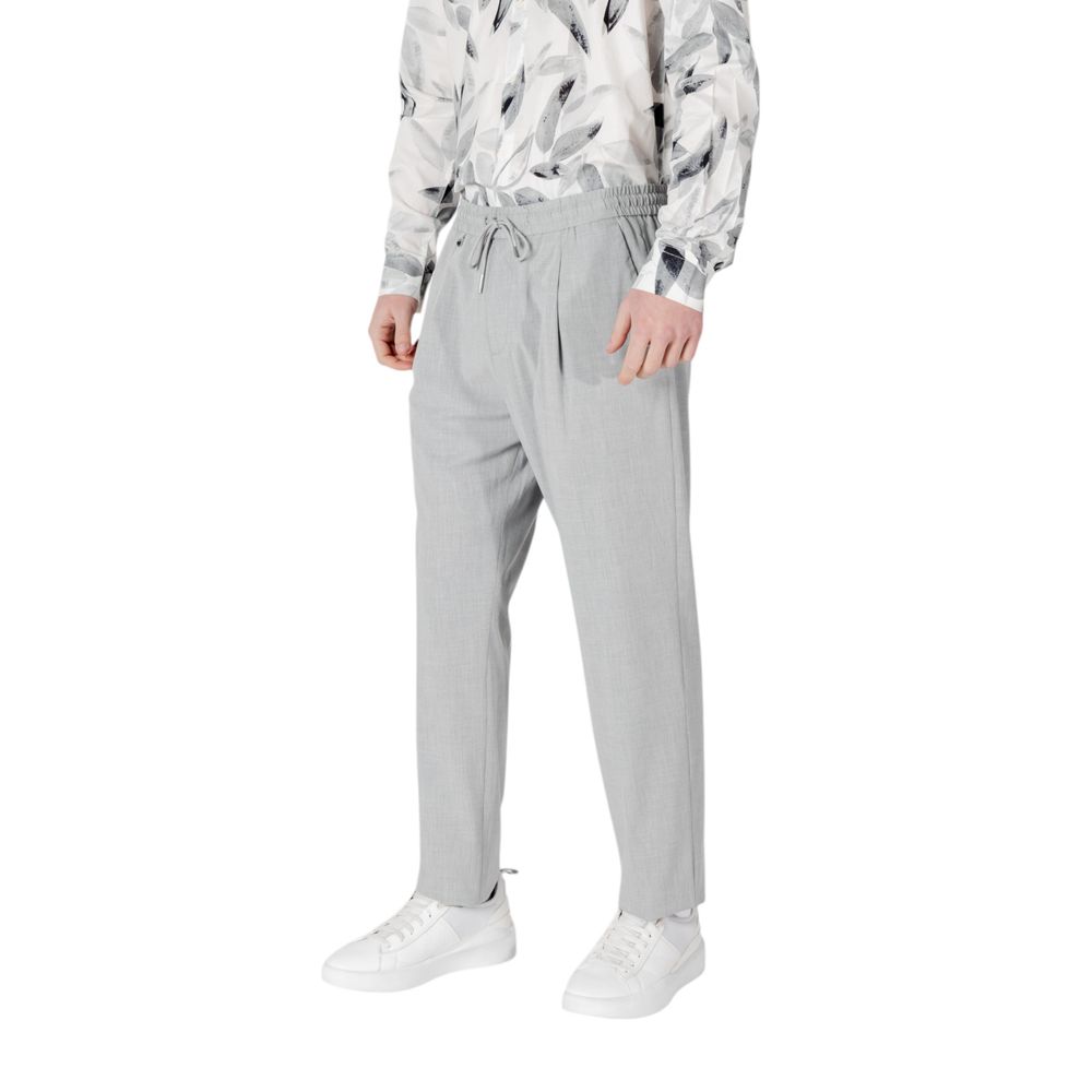 Antony Morato Gray Polyester Pant NEIL REGULAR FIT