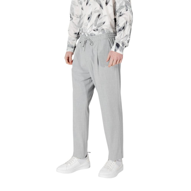 Antony Morato Gray Polyester Pant NEIL REGULAR FIT
