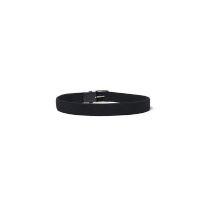 Tommy Hilfiger riem van gerecycled polyester in zwart.