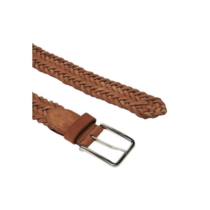 Calvin Klein Bruine Leren Riem