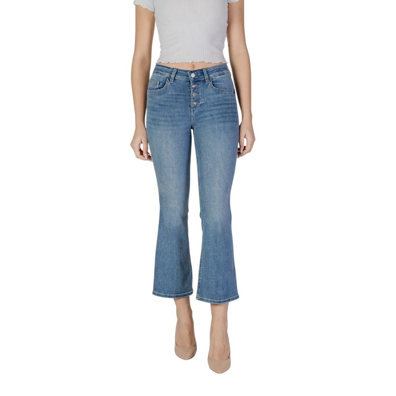 Liu Jo Blue Cotton Bootcut Jean for Women