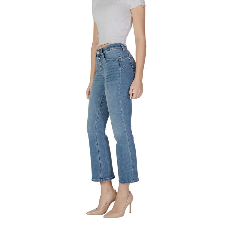 Liu Jo Blue Cotton Bootcut Jean for Women