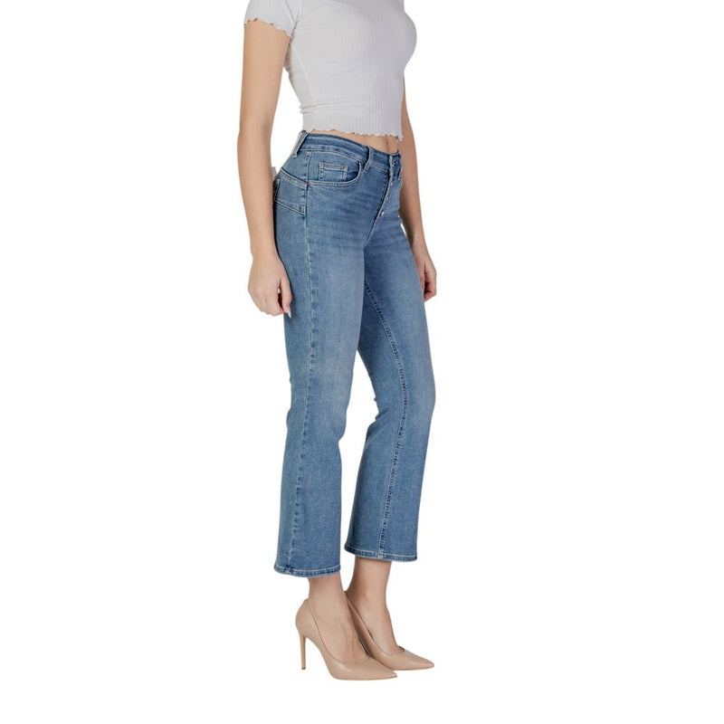 Liu Jo Blue Cotton Bootcut Jean for Women