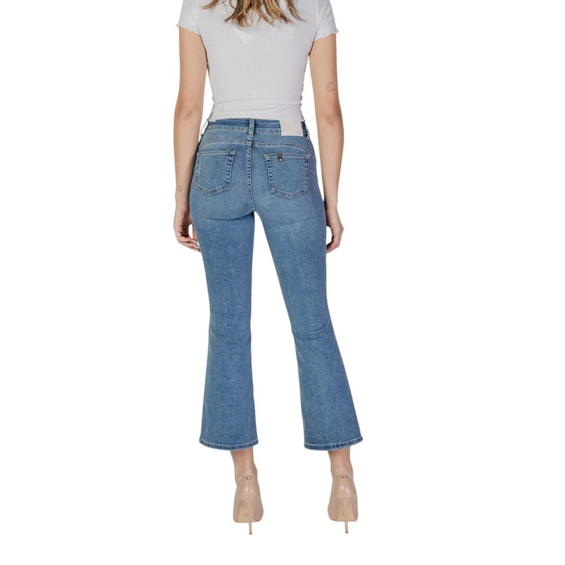 Liu Jo Blue Cotton Bootcut Jean for Women