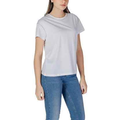 Liu Jo White Cotton T-Shirt
