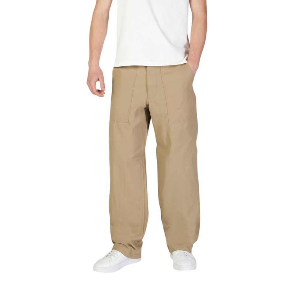 Jack Jones Beige Cotton Pant - Modèle JPSTBILL BARKLEY FATIGUE NOOS