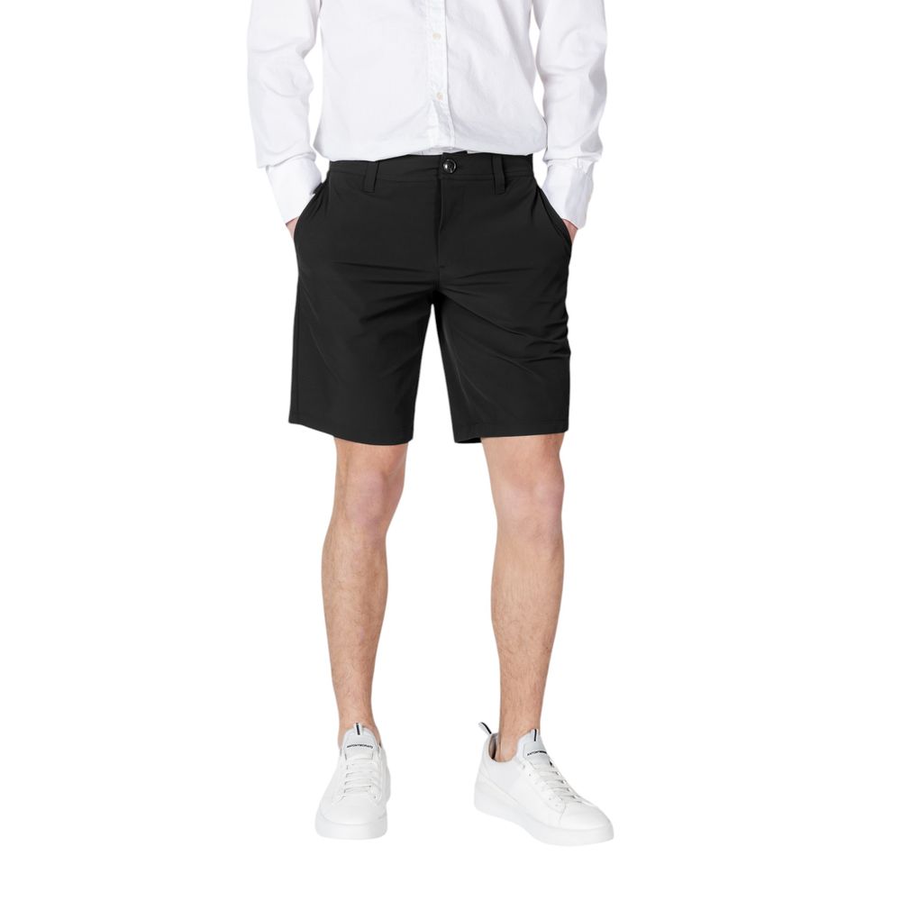 Short Bermuda en polyamide noir Armani Exchange