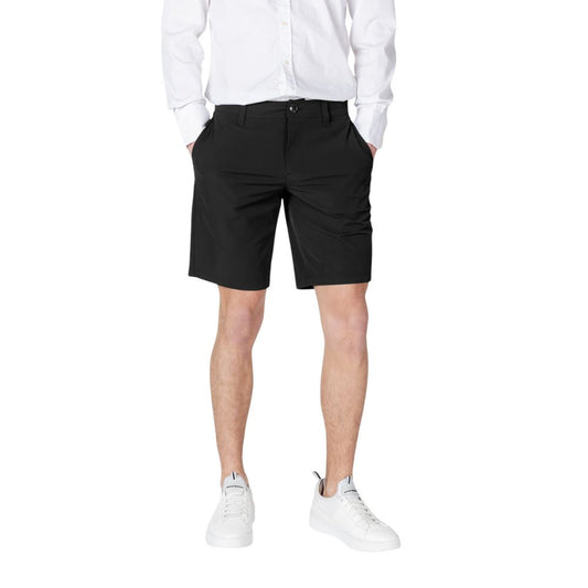 Short Bermuda en polyamide noir Armani Exchange