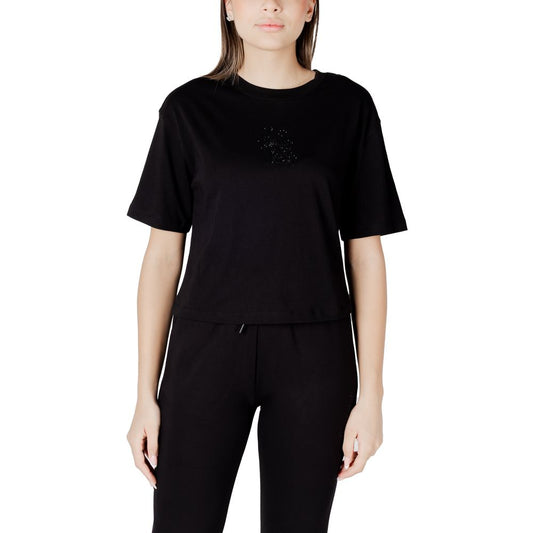 Armani Exchange zwart katoenen T-shirt