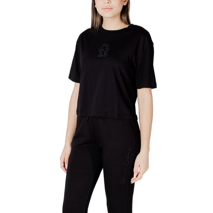 Armani Exchange zwart katoenen T-shirt