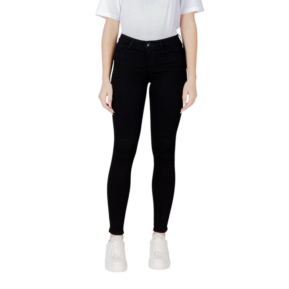 Jean skinny en coton noir Armani Exchange