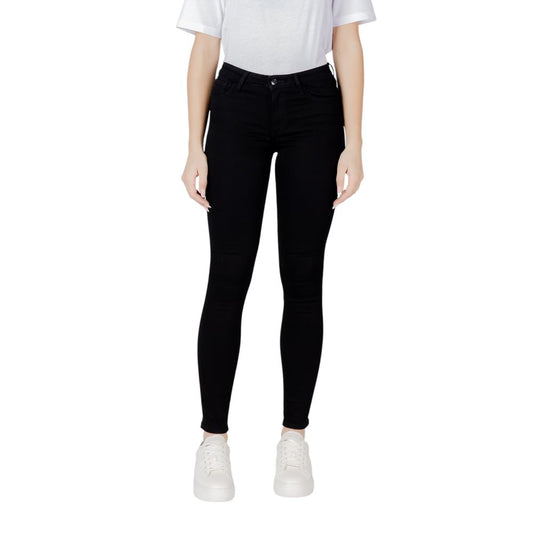 Jean skinny en coton noir Armani Exchange