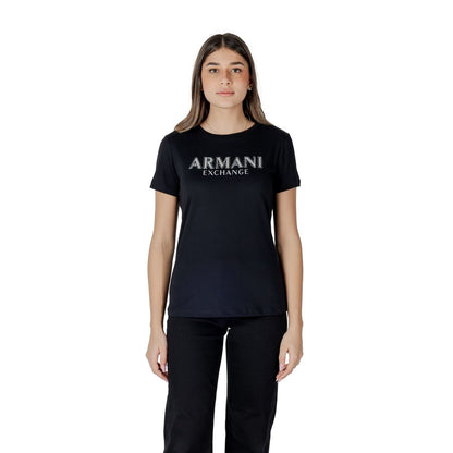 Armani Exchange zwart katoenen T-shirt