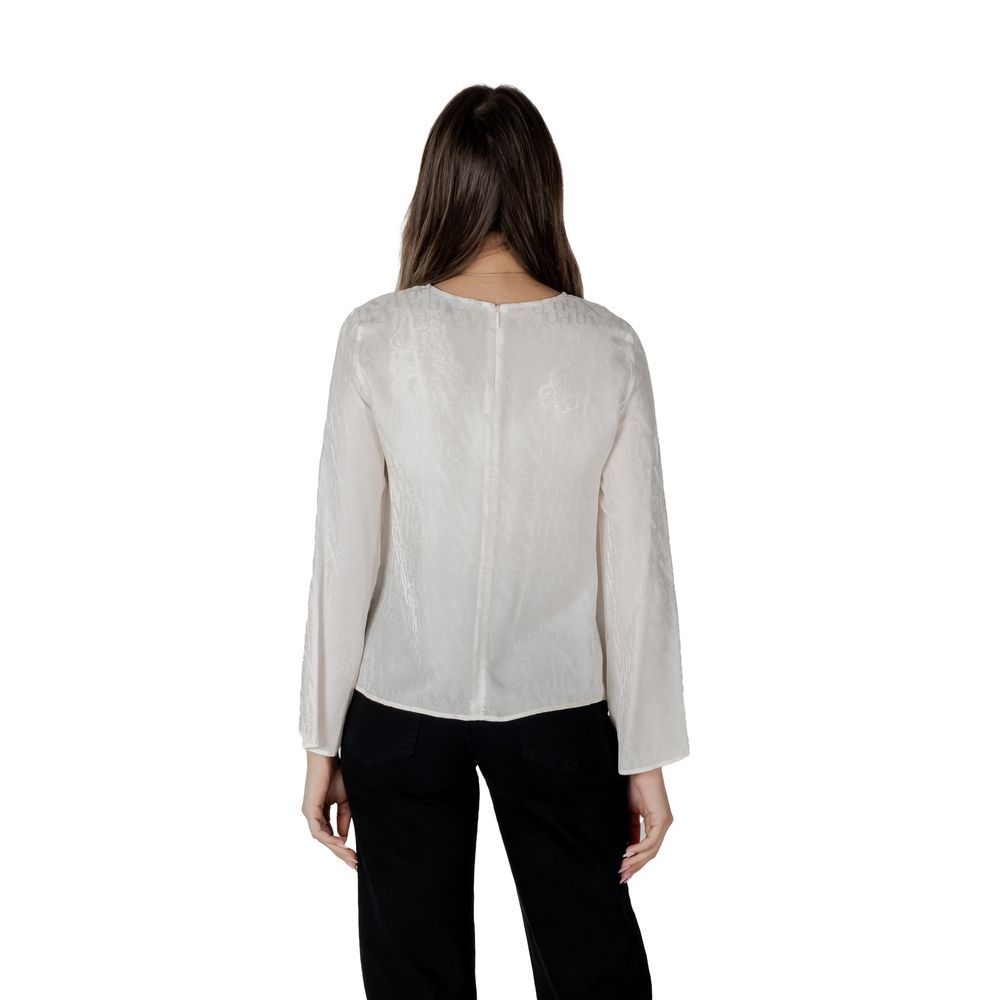 Armani Exchange Blouse Femme Crème - Modèle XW000149 AF10842
