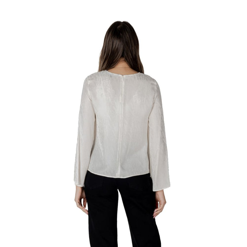 Armani Exchange Blouse Femme Crème - Modèle XW000149 AF10842