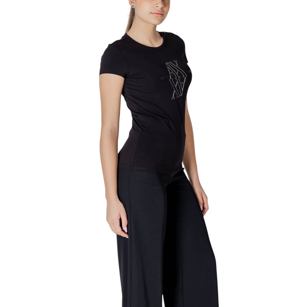 Armani Exchange zwart katoenen T-shirt