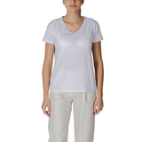 Armani Exchange Women's White Cotton T-Shirt XW000531 AF10359