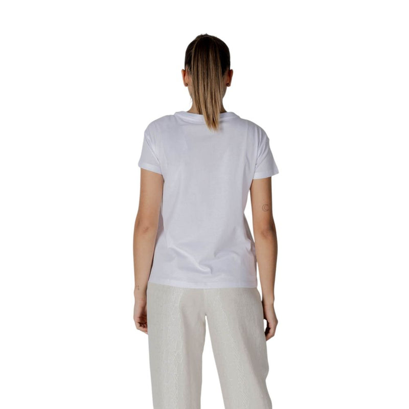 Armani Exchange Women's White Cotton T-Shirt XW000531 AF10359