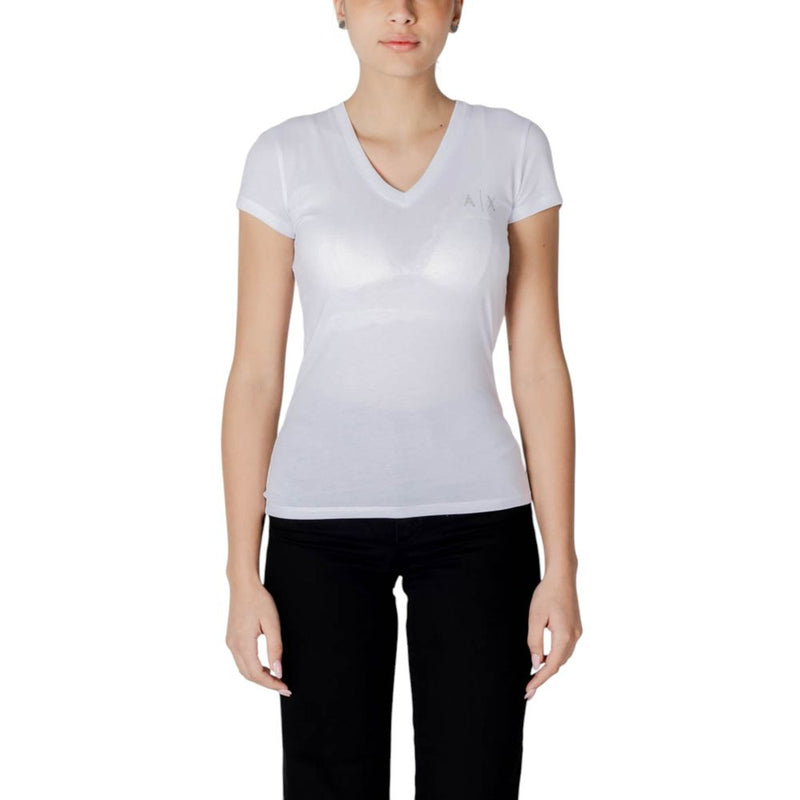 T-shirt Femme Armani Exchange XW000521 AF10359 - Blanc en Coton