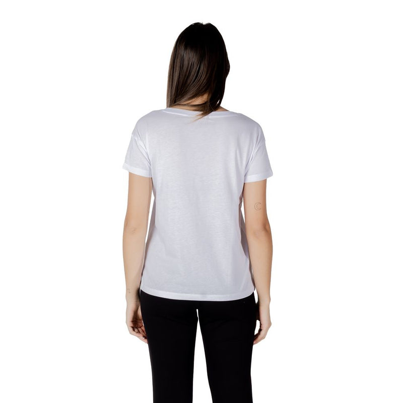 Armani Exchange T-Shirt Femme en Coton Blanc - Modèle XW000534 AF10359