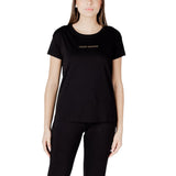 Armani Exchange Black Cotton T-Shirt - Model XW000534 AF10359