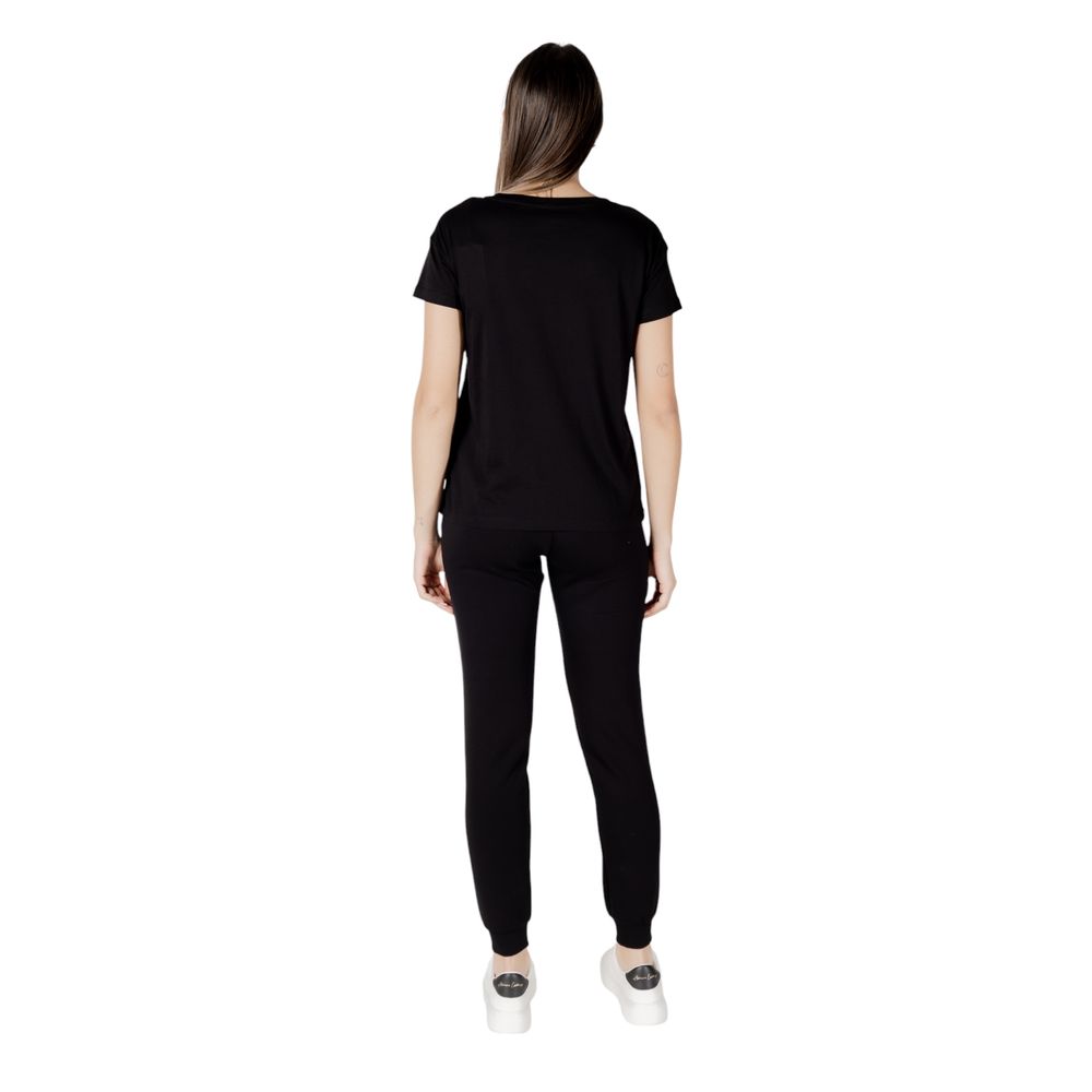 Armani Exchange zwart katoenen T-shirt