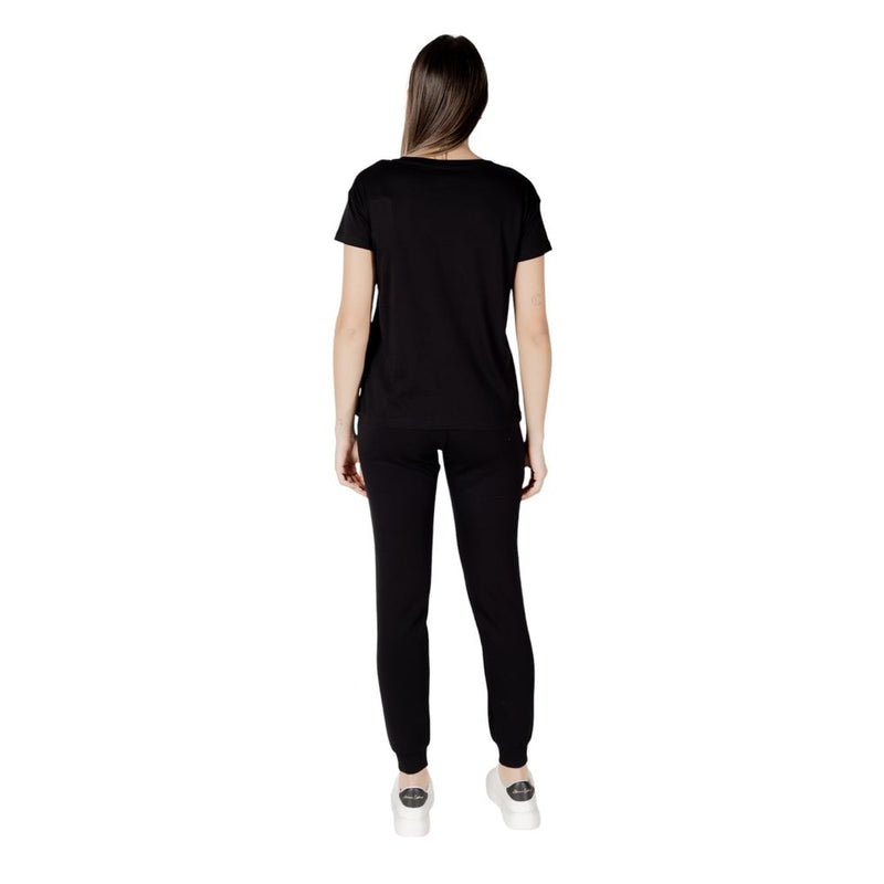 Armani Exchange Black Cotton T-Shirt - Model XW000534 AF10359