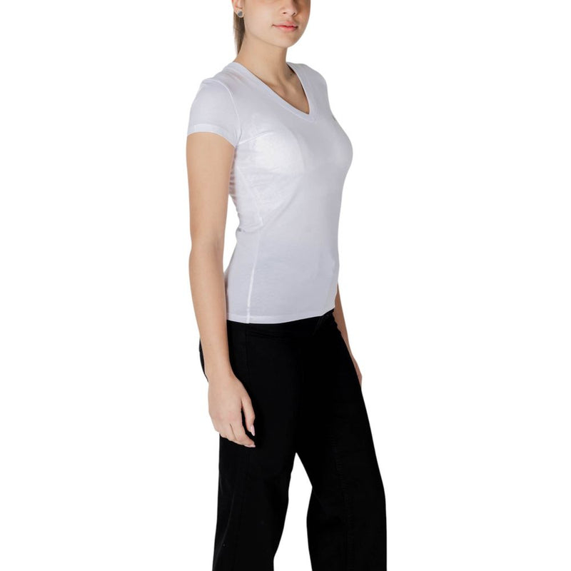 T-shirt Femme Armani Exchange XW000521 AF10359 - Blanc en Coton