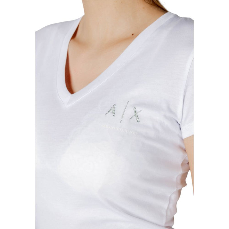 T-shirt Femme Armani Exchange XW000521 AF10359 - Blanc en Coton