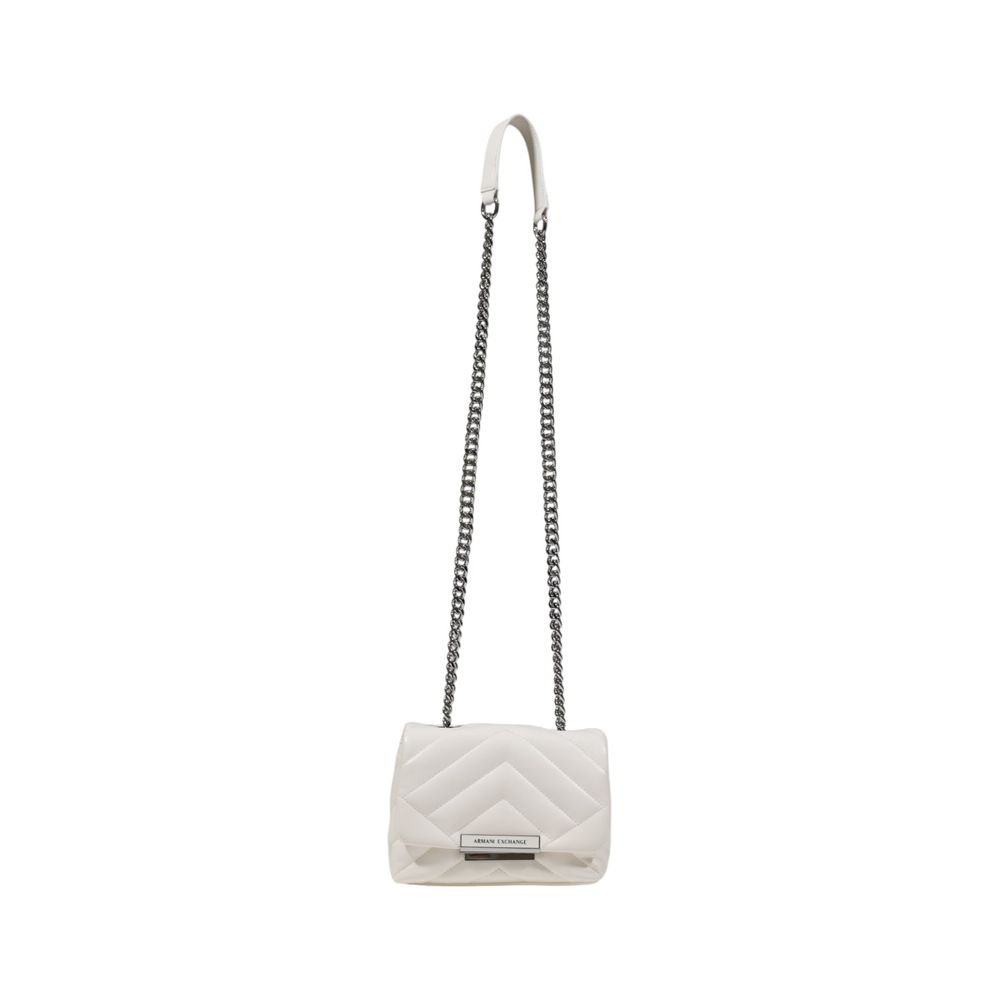Sac à main en polyester blanc Armani Exchange