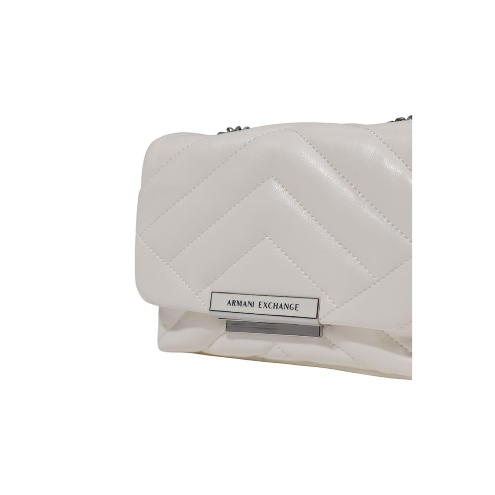 Sac à main en polyester blanc Armani Exchange
