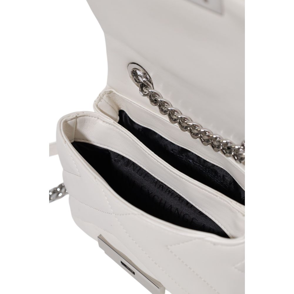 Sac à main en polyester blanc Armani Exchange
