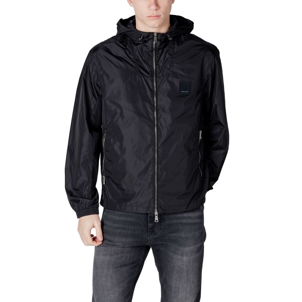 Armani Exchange Zwarte Polyamide Jassen &amp; Mantels