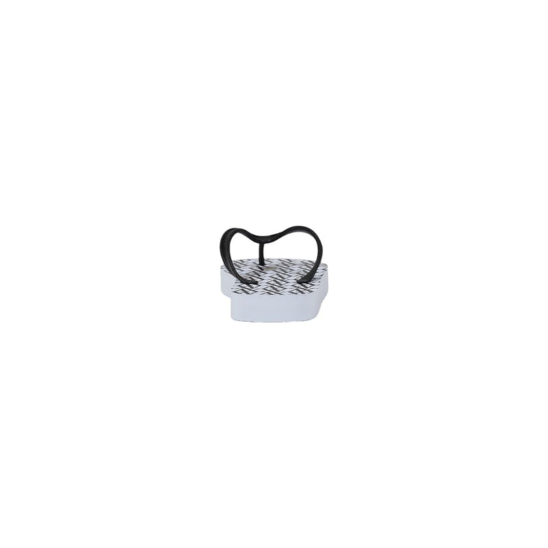 Armani Exchange Women's White Rubber Flip-Flop Sandals