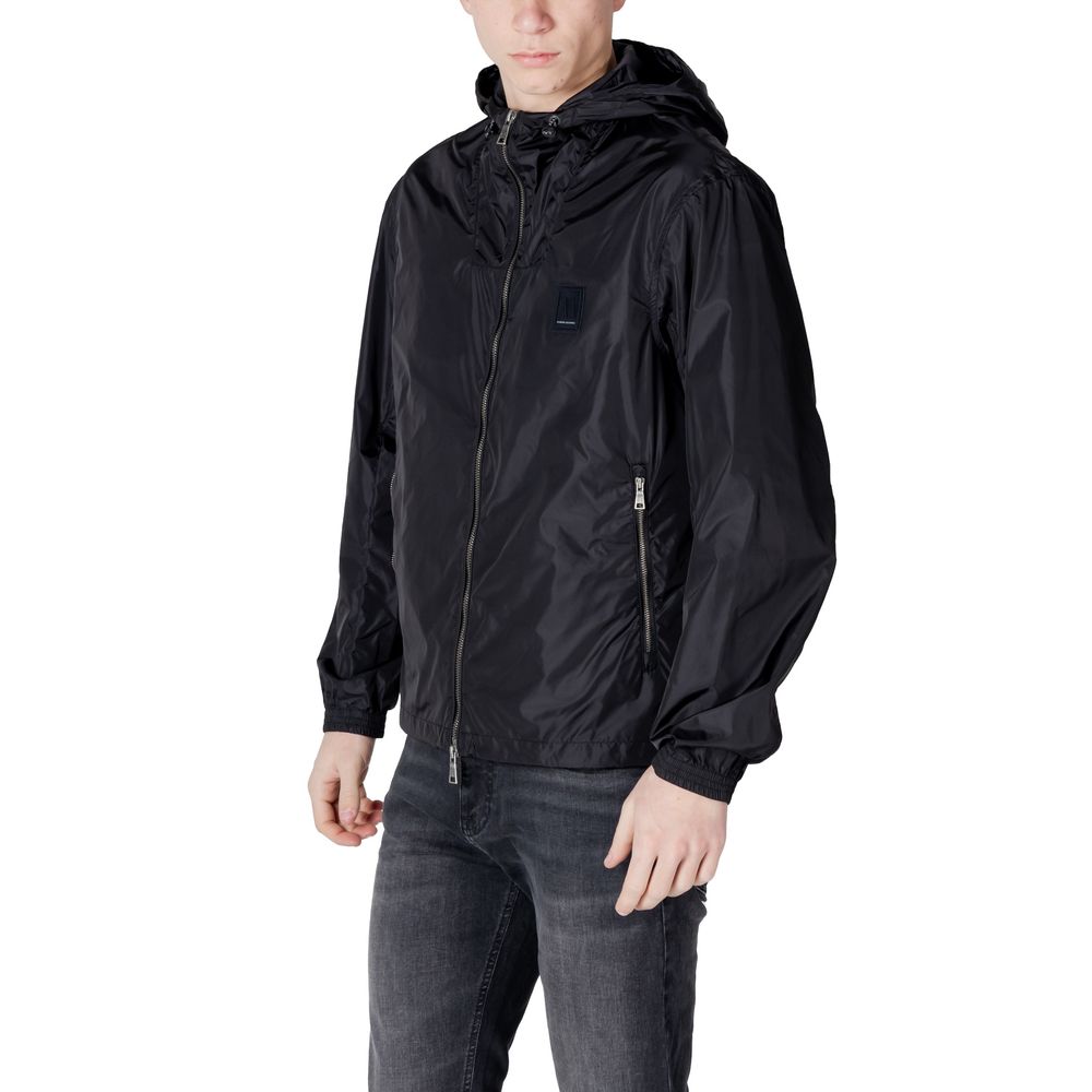 Armani Exchange Zwarte Polyamide Jassen &amp; Mantels