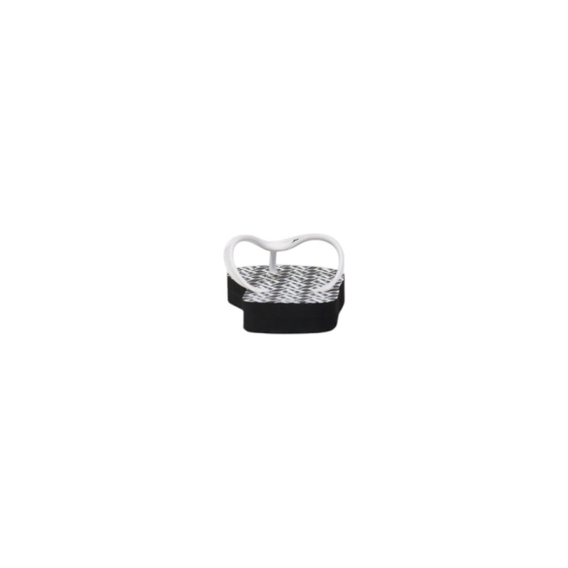 Armani Exchange Black And White Rubber Flip-Flop Sandal