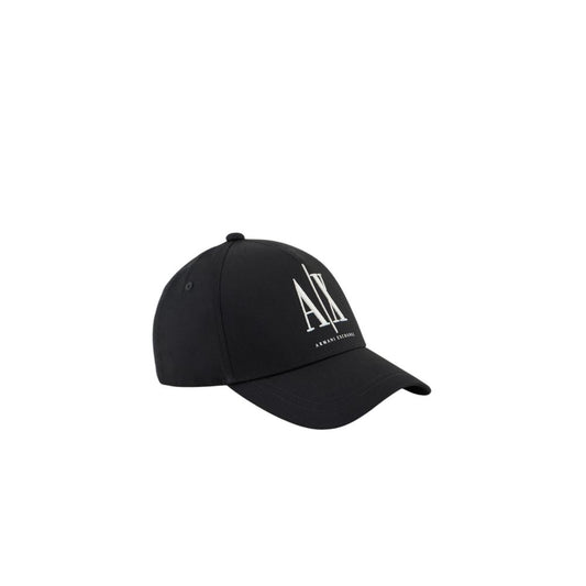 Armani Exchange Zwarte Katoenen Petten Baseballpet