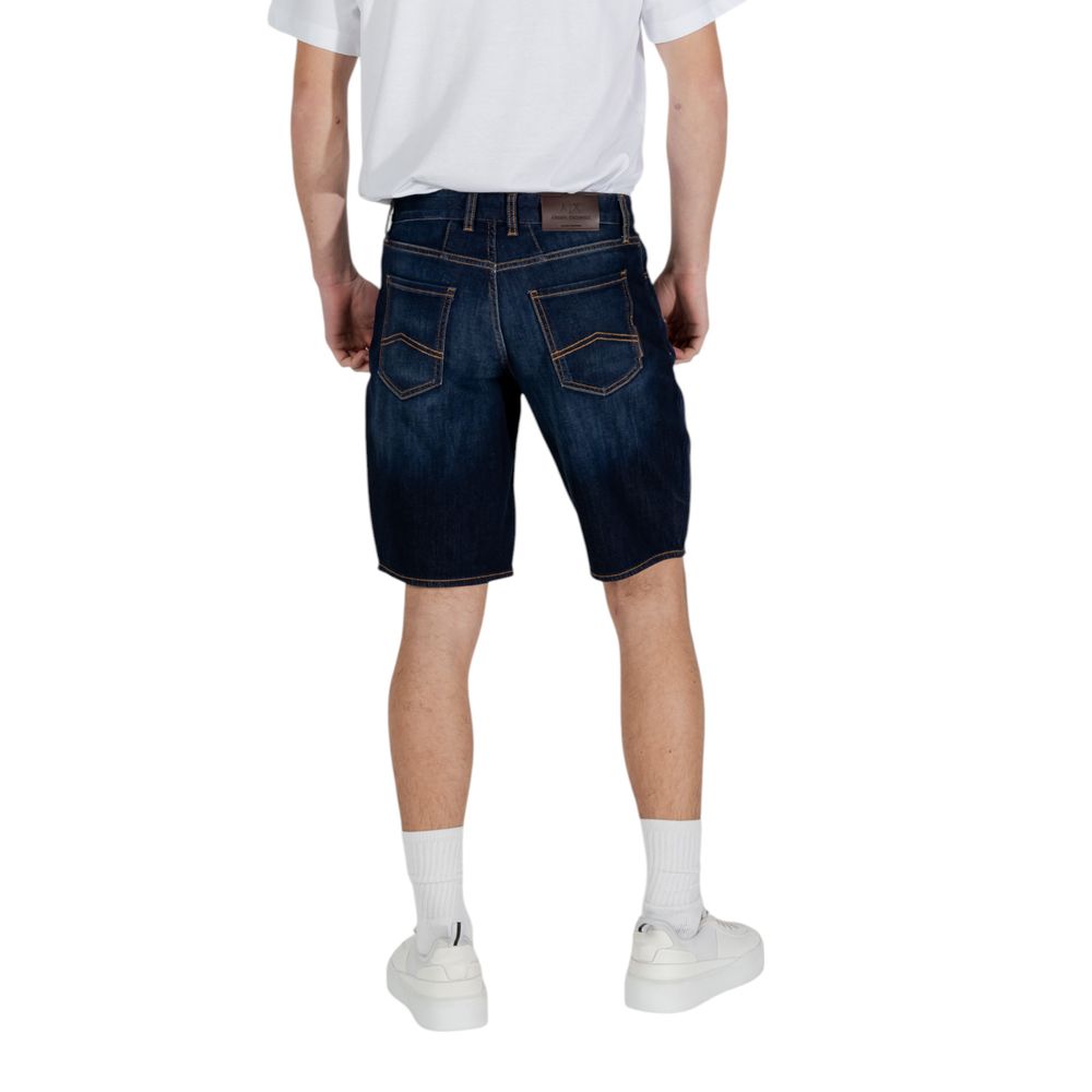 Short Bermuda en coton bleu Armani Exchange