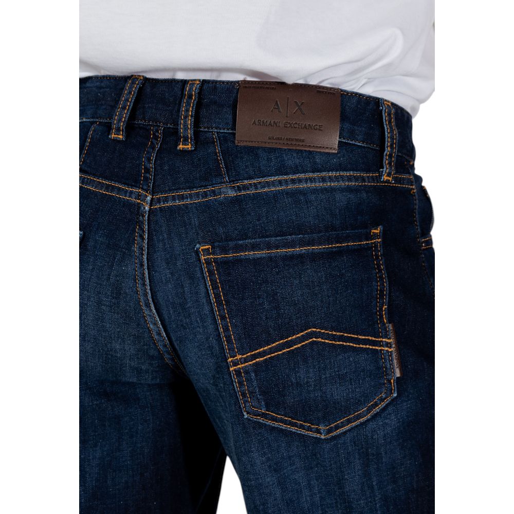 Short Bermuda en coton bleu Armani Exchange