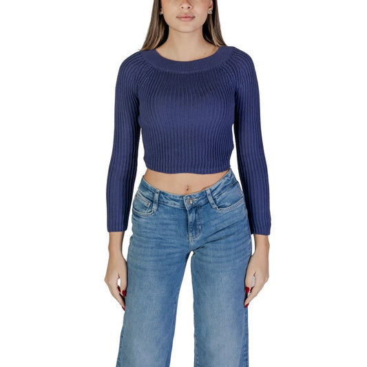 Jacqueline De Yong Light Blue Marabou Sportswear